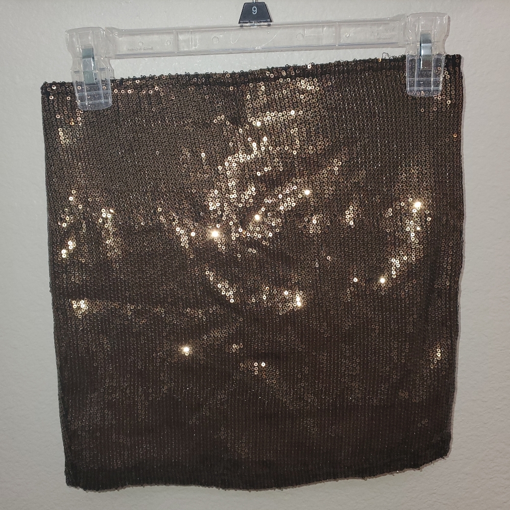 Sans Souci sequin mini skirt